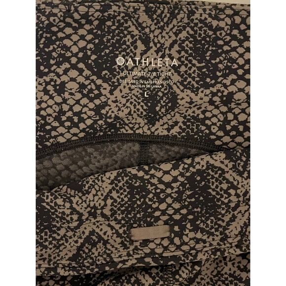 Athleta ULTIMATE STASH POCKET SNAKE 7/8 TIGHT - Picture 7 of 10